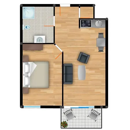 아파트 Residenz Am Balmer - Bs 04 Mit Wellnessbereich